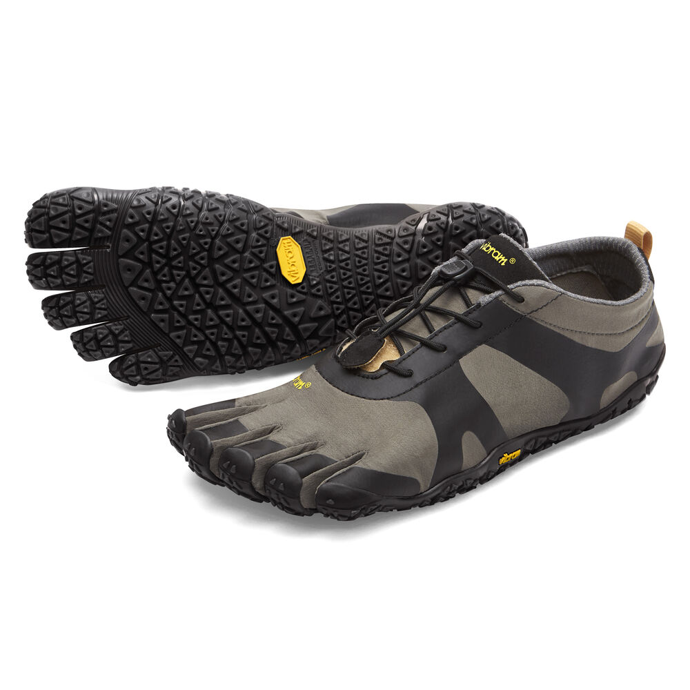 Vibram Fivefingers V-Alpha Mens Training Shoes Grey/Black Australia (MRZ425107)